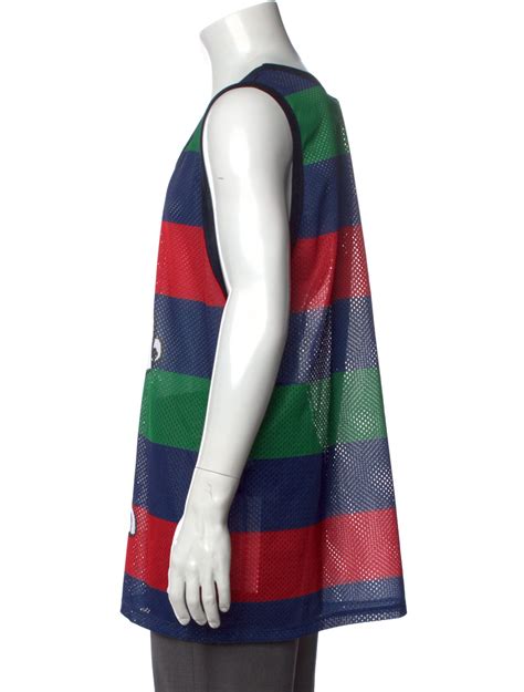 Gucci x Snoopy Mesh Striped Tank 